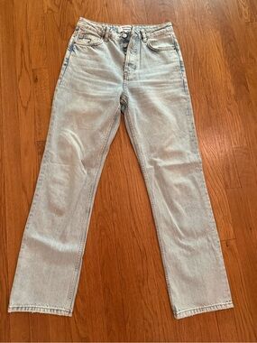 REFORMATION CYNTHIA HIGH RISE STRAIGHT JEANS SIZE 26